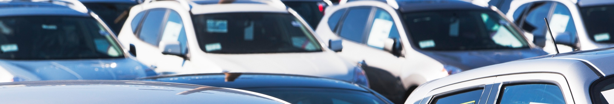 Cars parked close together